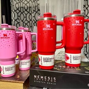 Stanley Red Quencher Tumbler RED AND PINK 40z available, $90 each